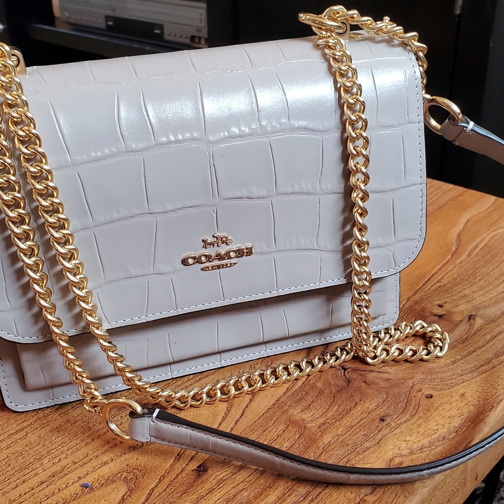 Coach Klare Crocodile Crossbody